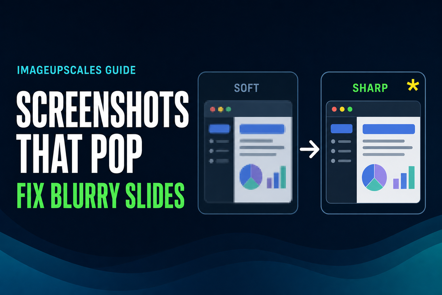 Why Your Screenshots Look Bad in Slide Decks (and the One Setting That Fixes It)